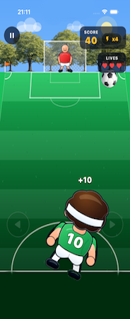 Head Hero gameplay on iPhone